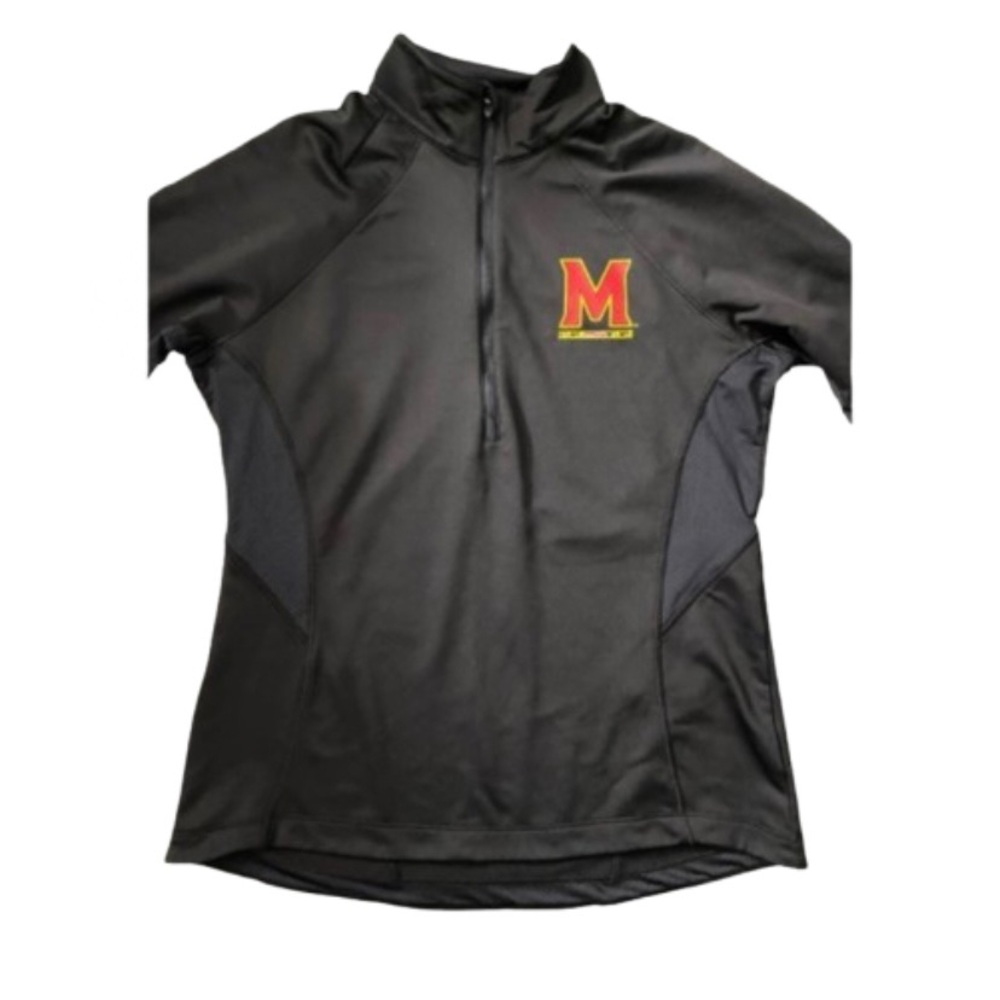 Under Armour Women's NCAA Maryland Terrapins UMD Terps Quarter Zip Pullover L - Picture 4 of 11